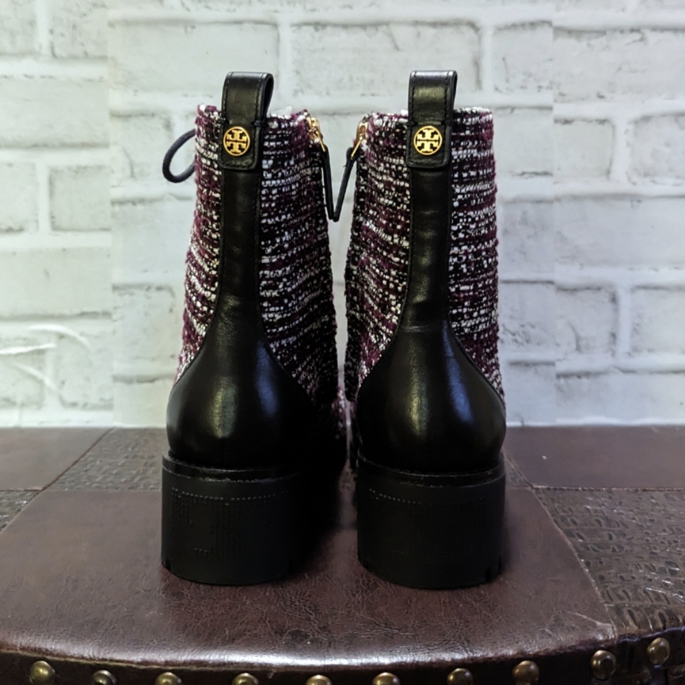 Tory Burch Combat Lug Sole Boot size 8 - Picture 10 of 12